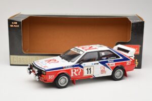 Audi Quattro #11 F. Wittmann / J. Pattermann Rally Acropolis 1986 Sun Star 1:18 4191 Pressofusione — immagine 8 di 8