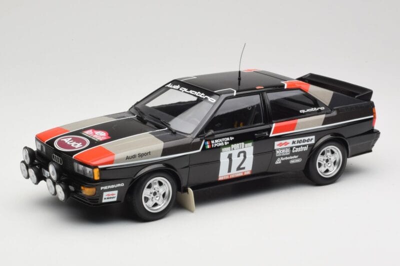 Audi Quattro #12 M. Mouton / F. Pons Audi Sport Rally de Portugal 1981 Minichamps 1:18 155811112 Pressofusione