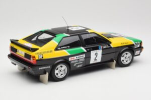 Audi Quattro #2 M. Mouton / F. Pons Audi Sport Rally of 1000 Pistes 1981 Minichamps 1:18 155811122 Pressofusione — immagine 2 di 6
