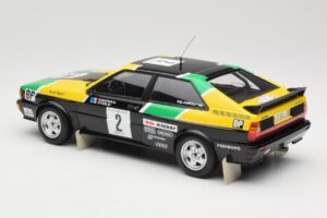Audi Quattro #2 M. Mouton / F. Pons Audi Sport Rally of 1000 Pistes 1981 Minichamps 1:18 155811122 Pressofusione — immagine 5 di 6
