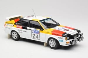 Audi Quattro #24 M. Demuth / M. Daniels Audi Sport Lombard RAC Rally 1982 Minichamps 1:18 155821124 Pressofusione — immagine 4 di 6