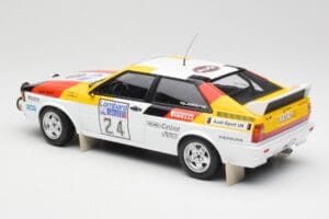 Audi Quattro #24 M. Demuth / M. Daniels Audi Sport Lombard RAC Rally 1982 Minichamps 1:18 155821124 Pressofusione — immagine 5 di 6