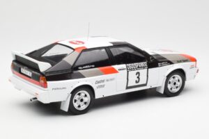 Audi Quattro #3 H. Mikkola / A. Hertz Rally Finland 1982 IXO 1:18 18RMC094A Pressofusione — immagine 2 di 6