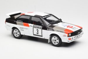 Audi Quattro #3 H. Mikkola / A. Hertz Rally Finland 1982 IXO 1:18 18RMC094A Pressofusione — immagine 4 di 6