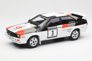 Audi Quattro #3 H. Mikkola / A. Hertz Rally Finland 1982 IXO 1:18 18RMC094A Pressofusione