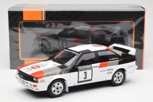 Audi Quattro #3 H. Mikkola / A. Hertz Rally Finland 1982 IXO 1:18 18RMC094A Pressofusione — immagine 6 di 6