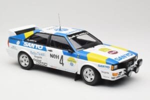 Audi Quattro #4 S. Blomqvist / B. Cederberg Audi Sport Sweden Winners International Swedish Rally 1982 Minichamps 1:18 155821 — immagine 4 di 6