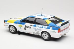 Audi Quattro #4 S. Blomqvist / B. Cederberg Audi Sport Sweden Winners International Swedish Rally 1982 Minichamps 1:18 155821 — immagine 5 di 6