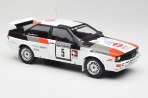 Audi Quattro #5 H. Mikkola / A. Hertz 1000 Lakes Rally 1982 IXO 1:18 18RMC094B Pressofusione — immagine 4 di 6