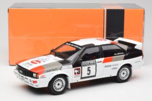 Audi Quattro #5 H. Mikkola / A. Hertz 1000 Lakes Rally 1982 IXO 1:18 18RMC094B Pressofusione — immagine 6 di 6