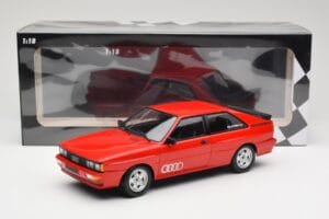 Audi Quattro Rosso Minichamps 1:18 155016124 Pressofusione — immagine 6 di 6