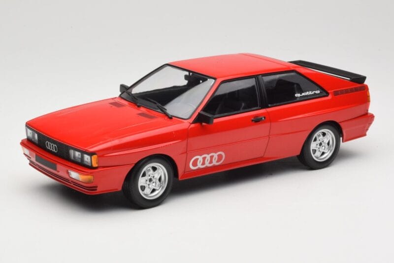 Audi Quattro Rosso Minichamps 1:18 155016124 Pressofusione