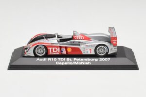 Audi R10 TDI #1 R. Capello / A. McNish / T. Kristensen 24 Hours of Le Mans 2007 Minichamps 1:43 5020700243 Pressofusione