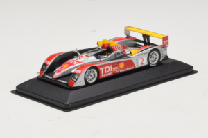 Audi R10 TDI LMP1 #2 R. Capello / T. Kristensen 2007 Minichamps 1:43 400071602 Pressofusione — immagine 2 di 4