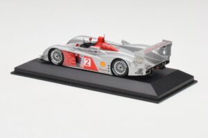 Audi R10 TDI #2 R. Capello / A. McNish Minichamps 1:43 AUDI002 Pressofusione — immagine 3 di 4