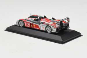 Audi R10 TDI LMP1 #3 L. Luhr / A. Premat 2008 Minichamps 1:43 400089803 Pressofusione — immagine 3 di 4