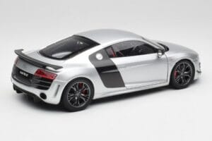 Audi R8 GT Type 42 Ice Argento Metallic Kyosho 1:18 09218IS Pressofusione — immagine 3 di 8