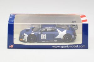 Audi R8 LMS GT3 #17 WRT M. Leonard / D. van der Linde / A. Riberas California 8 Hours 2018 Spark 1:43 US084 Resina — immagine 4 di 4