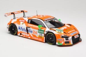 Audi R8 LMS #25 kfzteile24 D. Dobitsch / E. Sandstrom ADAC GT Masters 2016 Minichamps 1:18 155161125 Pressofusione — immagine 4 di 6