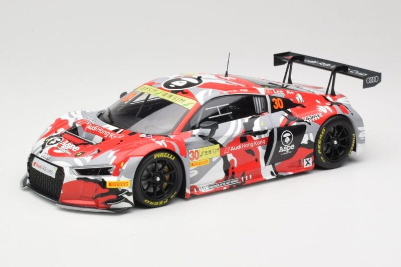 Audi R8 LMS #30 AAPE M. Lee FIA GT World Cup Macau 2015 Minichamps 1:18 155151130 Pressofusione