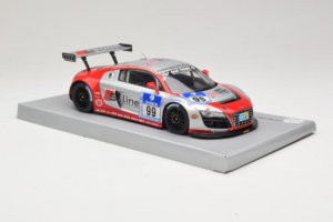 Audi R8 LMS #99 F. Biela / P. Kaffer / M. Fässler / M. Hennerici Phoenix Racing 24 Hours Nürburgring 2009 Spark 1:18 18S041 R — immagine 4 di 6