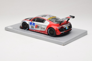 Audi R8 LMS #99 F. Biela / P. Kaffer / M. Fässler / M. Hennerici Phoenix Racing 24 Hours Nürburgring 2009 Spark 1:18 18S041 R — immagine 5 di 6