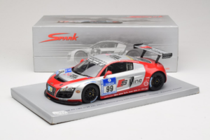 Audi R8 LMS #99 F. Biela / P. Kaffer / M. Fässler / M. Hennerici Phoenix Racing 24 Hours Nürburgring 2009 Spark 1:18 18S041 R — immagine 6 di 6