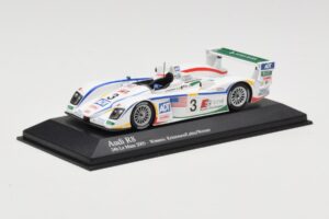 Audi R8 LMP1 #3 J. Lehto / M. Werner / T. Kristensen 24 Hours of Le Mans Winner 2005 Minichamps 1:43 400051303 Pressofusione — immagine 2 di 4