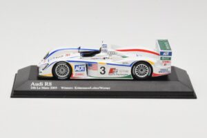 Audi R8 LMP1 #3 J. Lehto / M. Werner / T. Kristensen 24 Hours of Le Mans Winner 2005 Minichamps 1:43 400051303 Pressofusione