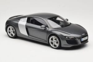 Audi R8 Type 42 4.2 Daytona Grey Kyosho 1:18 5010618425 Pressofusione — immagine 6 di 8
