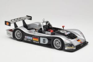 Audi R8R LMP #8 F. Biela / E. Pirro / D. Theys 24 Hours of Le Mans 1999 Maisto 1:18 538881 Pressofusione — immagine 6 di 8