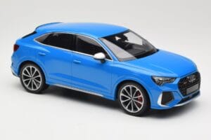 Audi RS Q3 F3 Sportback Blu Minichamps 1:18 155018101 Pressofusione — immagine 4 di 6