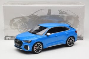 Audi RS Q3 F3 Sportback Blu Minichamps 1:18 155018101 Pressofusione — immagine 6 di 6