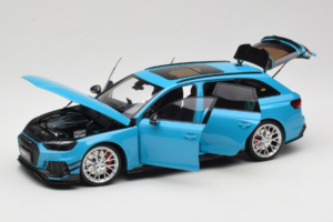 Audi RS4 B9 Avant Darwin Pro Blu Kilo Works 1:18 KLW002303 Pressofusione — immagine 2 di 8