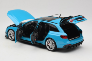 Audi RS4 B9 Avant Darwin Pro Blu Kilo Works 1:18 KLW002303 Pressofusione — immagine 5 di 8