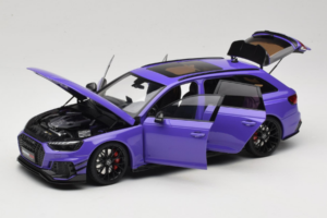Audi RS4 B9 Avant Darwin Pro Viola Kilo Works 1:18 KLW002301 Pressofusione — immagine 2 di 8