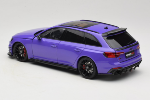 Audi RS4 B9 Avant Darwin Pro Viola Kilo Works 1:18 KLW002301 Pressofusione — immagine 7 di 8