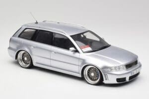 Audi RS4 B5 Avant Argento Custom Wheels Otto 1:18 OT521 Resina — immagine 4 di 6