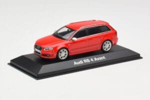 Audi RS4 B7 Avant Rosso Minichamps 1:43 5010509213 Pressofusione — immagine 2 di 4