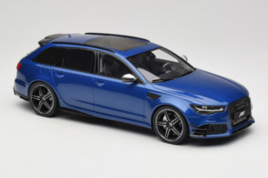 Audi RS6 C7 ABT Performance Avant Blu Exclusive Edition GT Spirit 1:18 AUDI011 Resina — immagine 4 di 6