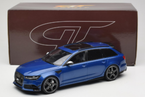 Audi RS6 C7 ABT Performance Avant Blu Exclusive Edition GT Spirit 1:18 AUDI011 Resina — immagine 6 di 6