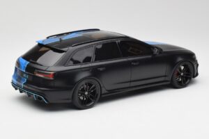 Audi RS6 C7 Avant GMK Blu & Nero GT Spirit 1:18 GT799 Resina — immagine 2 di 6