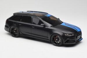 Audi RS6 C7 Avant GMK Blu & Nero GT Spirit 1:18 GT799 Resina — immagine 4 di 6