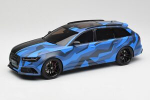 Audi RS6 C7 Avant GMK Blu & Nero GT Spirit 1:18 GT799 Resina