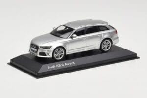Audi RS6 C7 Avant Prisma Silver Minichamps 1:43 5011216213 Pressofusione — immagine 2 di 4