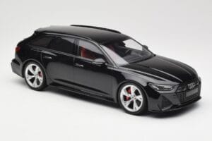 Audi RS6 C8 Avant Black Metallic Minichamps 1:18 155018014 Pressofusione — immagine 4 di 6