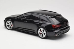 Audi RS6 C8 Avant Black Metallic Minichamps 1:18 155018014 Pressofusione — immagine 5 di 6