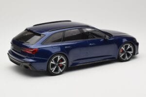 Audi RS6 C8 Avant Blue Metallic Minichamps 1:18 155018011 Pressofusione — immagine 2 di 6