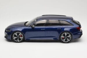 Audi RS6 C8 Avant Blue Metallic Minichamps 1:18 155018011 Pressofusione — immagine 3 di 6