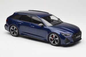 Audi RS6 C8 Avant Blue Metallic Minichamps 1:18 155018011 Pressofusione — immagine 4 di 6